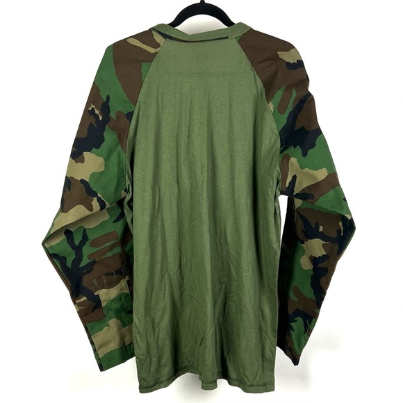 Tru-Spec Men's Woodland/Olive Drab 1/4 Zip TRU 50/50 Combat Shirt XL Reg 1070 - Picture 3 of 8